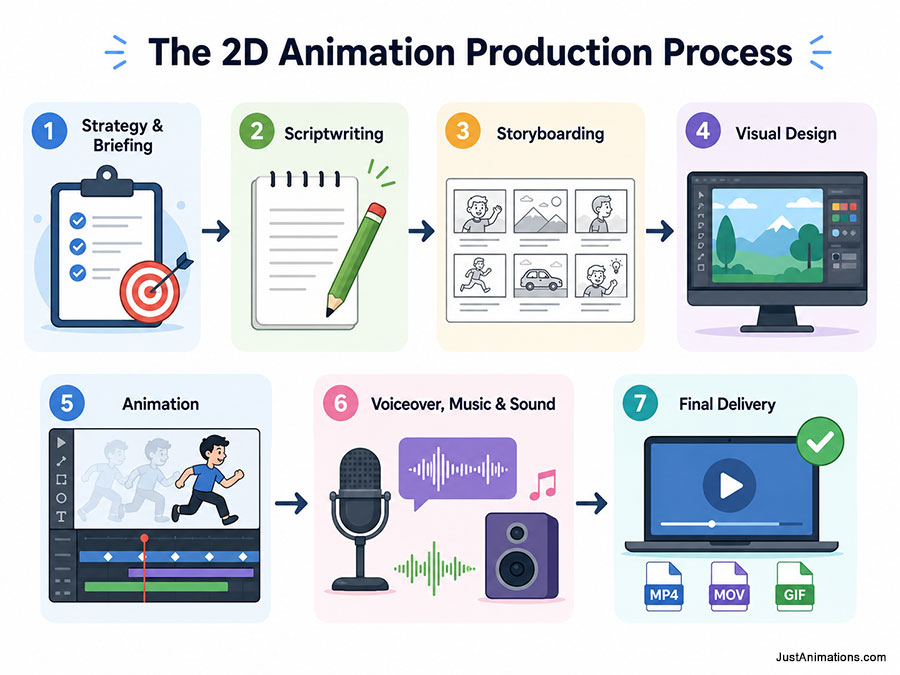 2D Animation Production Process