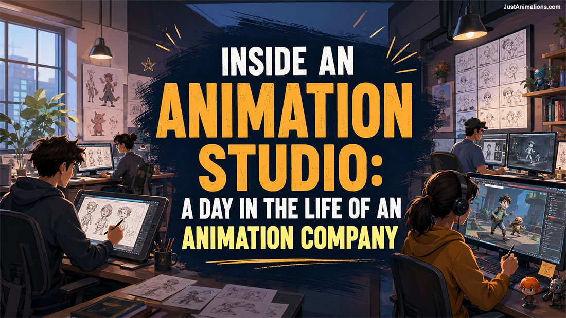 Inside an Animation Studio A Day In The Life of an Animation Company