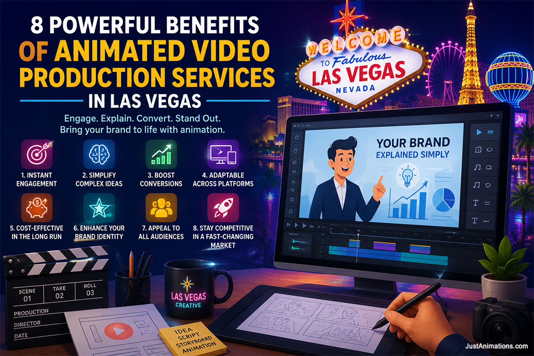 8 Powerful Benefits of Animated Video Production in Las Vegas