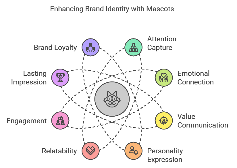 enhancing brand identity with mascots