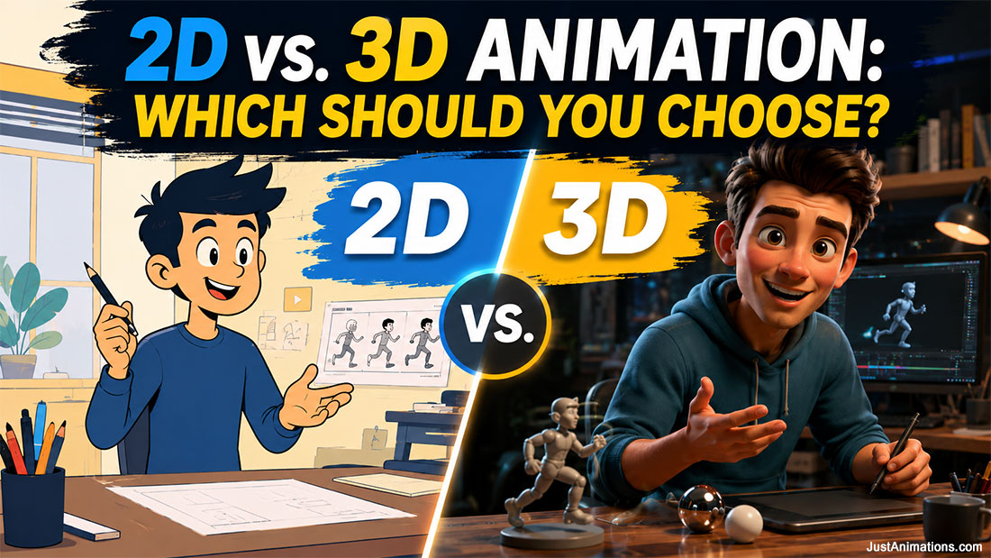 2D vs 3D Animation Which Should You Choose