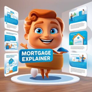 engaging animated GIF of a mortgage explainer