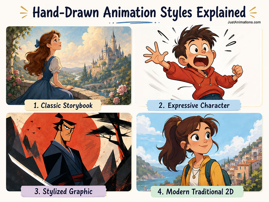 Hand-Drawn Animation Styles Explained