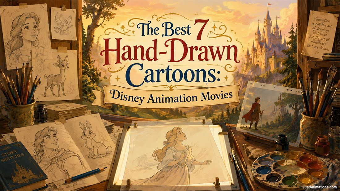 The Best Hand-Drawn Cartoons and Disney Animation Movies