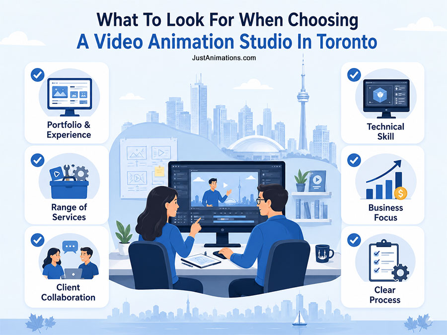 What to look for when choosing a video animation studio in Toronto