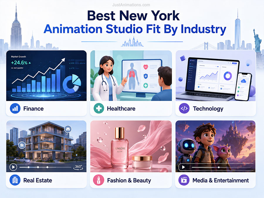 Best New York Animation Studio fit by Industry