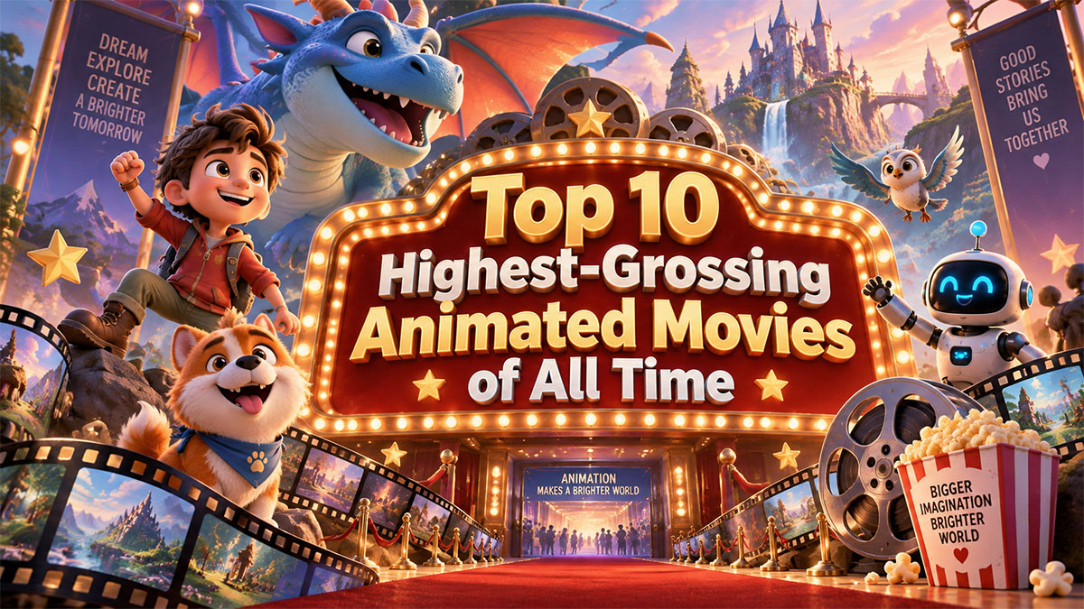 Top 10 Highest Grossing Animated Movies of All Time