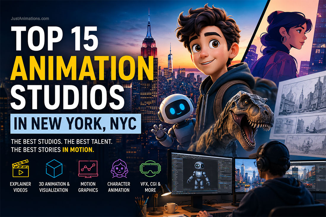 Top 15 Animation Studios in New York NYC