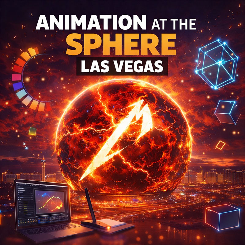 Las Vegas Sphere Animation Studio and Company
