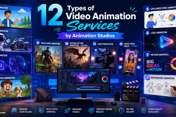12 Types of Video Animation Services by Animation Studios