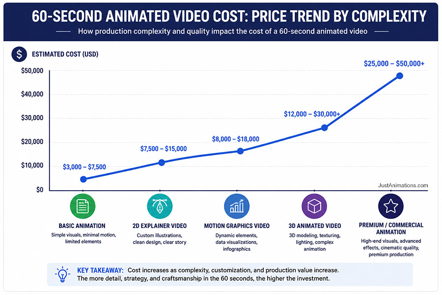 60-Second Animated Video Cost