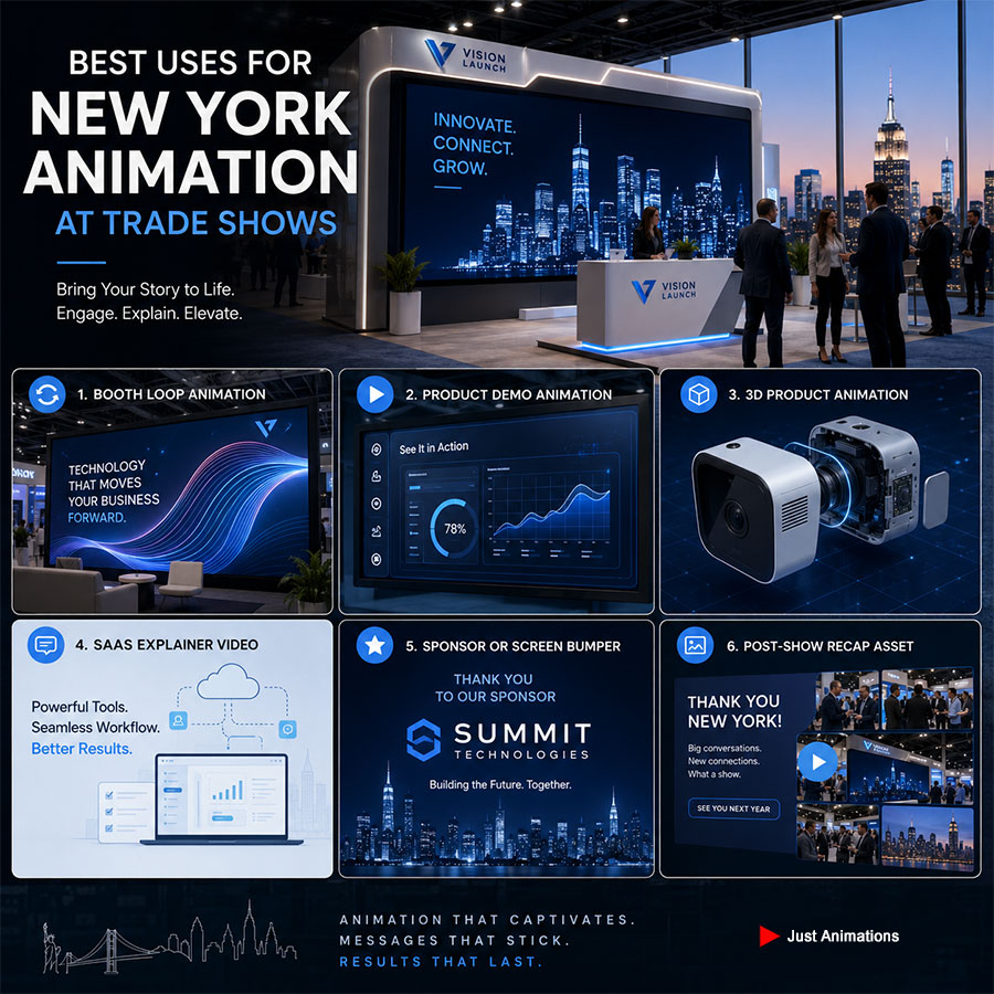 Best Uses for New York Animation at Trade Shows