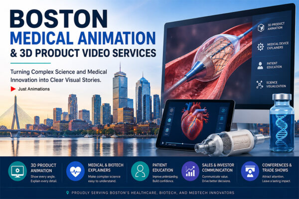 Boston Medical Animation and 3D Product Video Service