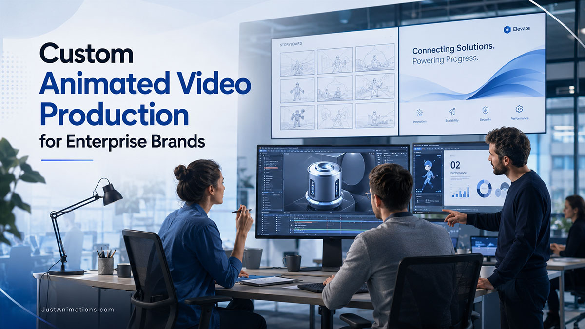 Custom Animated Video Production for Enterprises