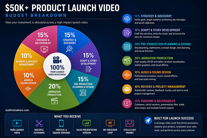 Enterprise Product Launch Video Cost Breakdown