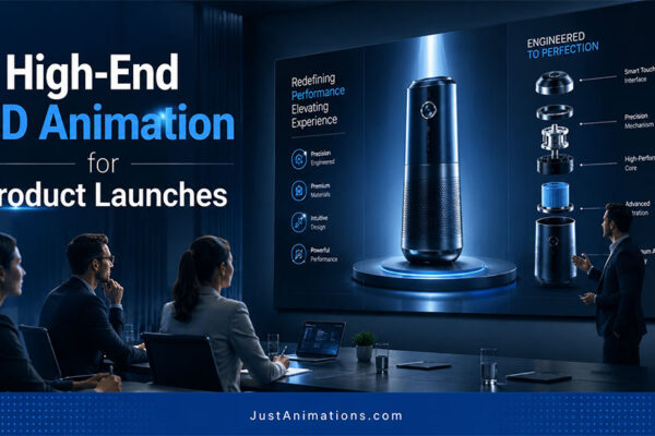 High-End 3D Animation for Product Launches