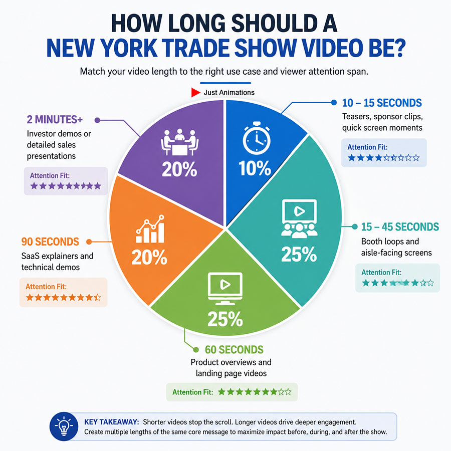 How Long Should a New York Trade Show Video Be?