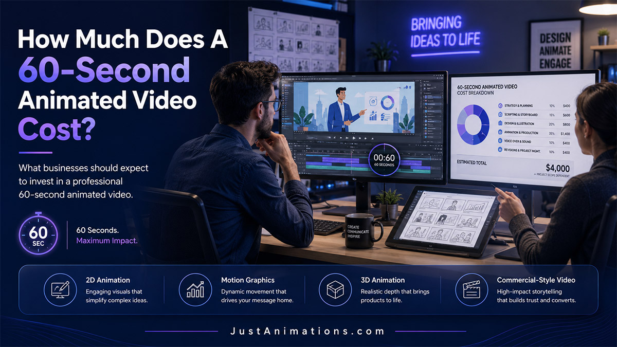 How Much Does a 60-Second Animated Video Cost