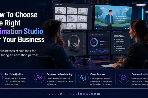 How to Choose The Right Animation Studio for Your Business