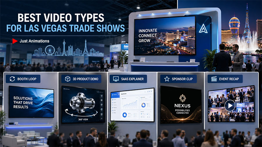 Las-Vegas-Trade-Shows Animation Best Types of Videos