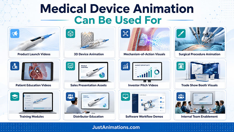 Medical Device Animation Use Cases