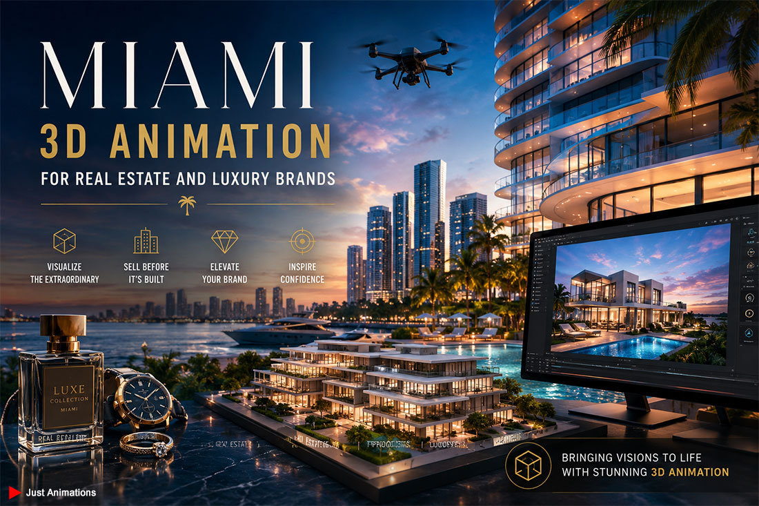 Miami 3D Animation for Real Estate and Luxury Brands
