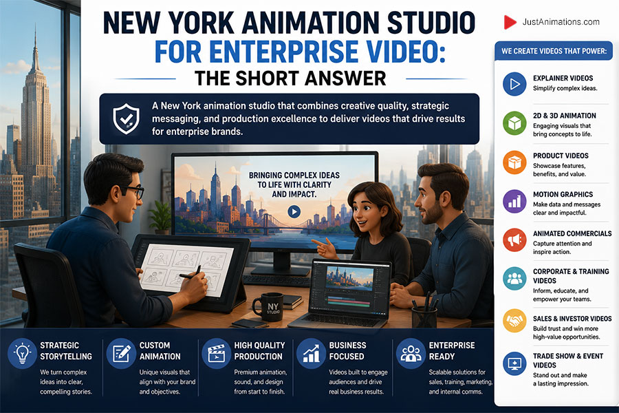 New-York-Animation Studio for Enterprise Video