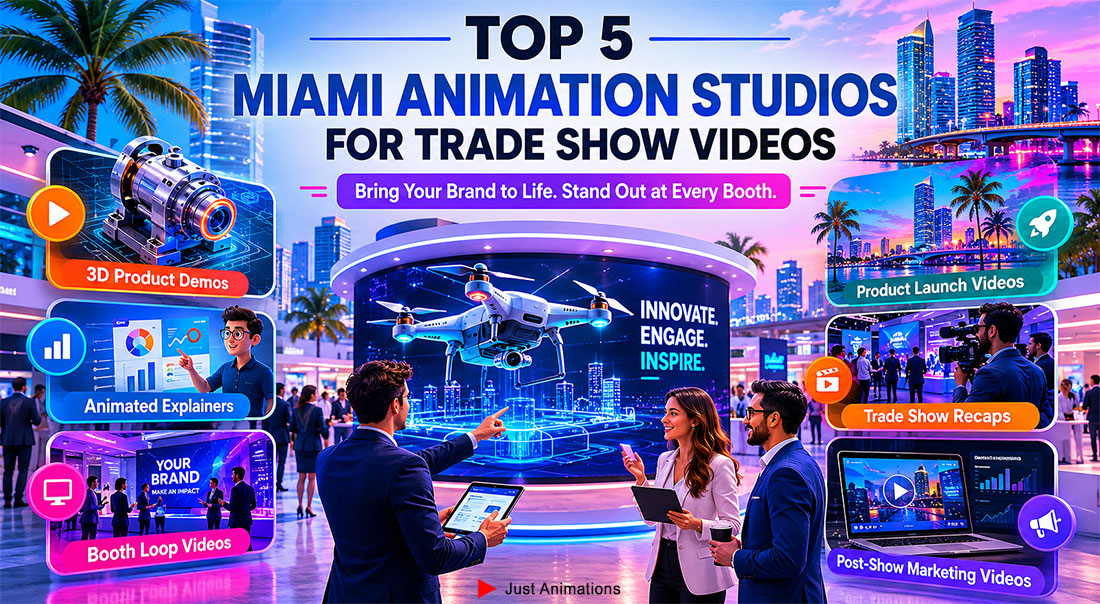 Top 5 Miami Animation Studios for Trade Shows