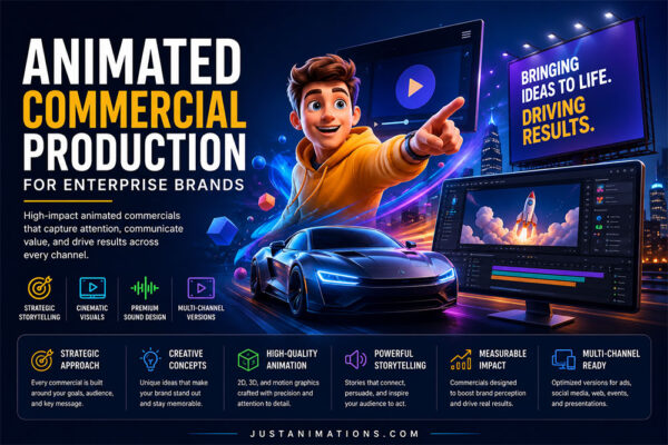 Animated Commercial Production for Enterprises