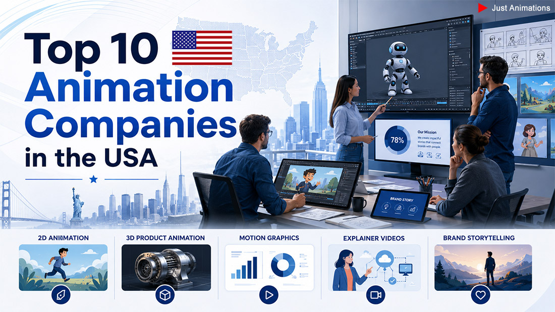 Top 10 Animation Companies in the USA