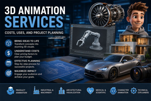 3D Animation Services Costs Uses and Project Planning