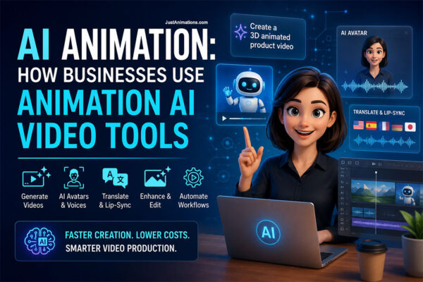 AI Animation How Businesses Use Animation AI Video Tools