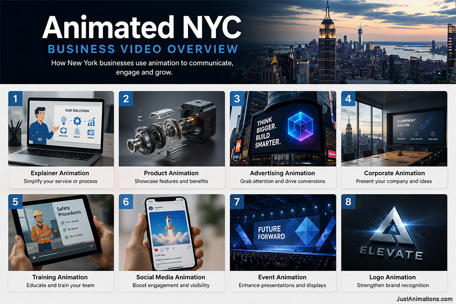 Animated NYC Business Video Overview