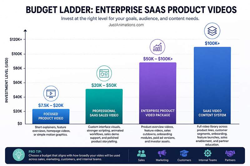 Enterprise Animation SaaS Product Videos Cost