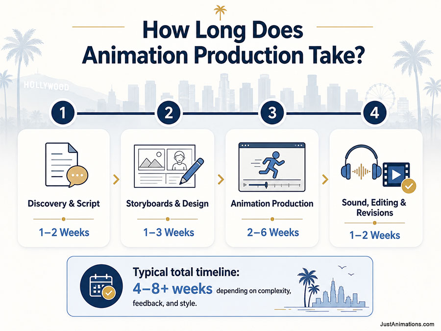 How long Does Animation Take in LA