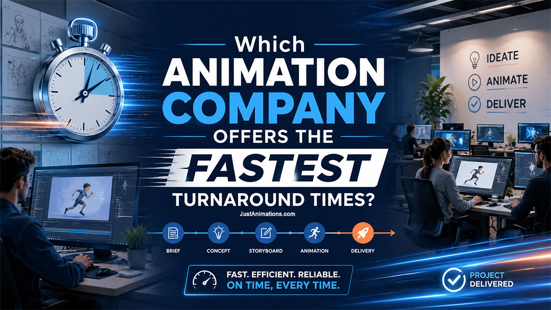 Which Animation Company Offers the Fastest Turnaround Times