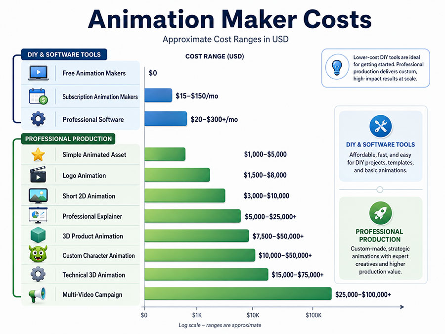 Animation Maker Costs