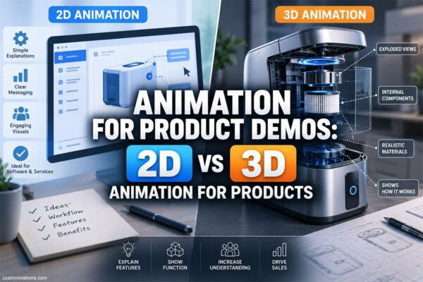 2D and 3D Animation for Product Demo