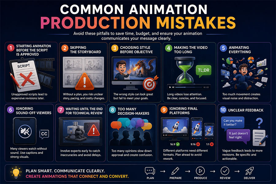 Animation Production Mistakes