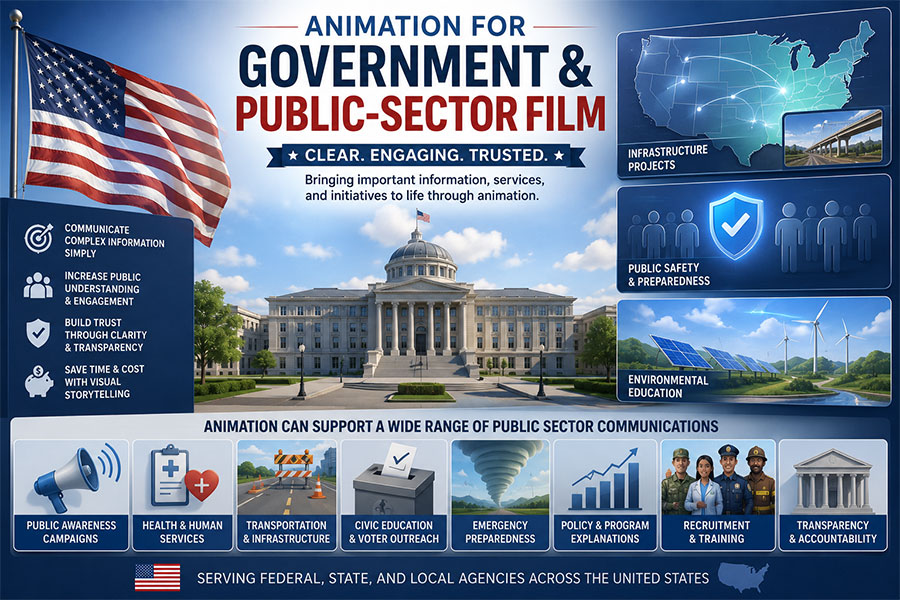 Animation for Government and Public Sector Film