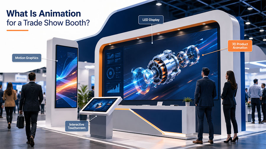 Animation for a Trade Show Booth