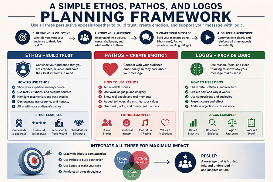Pathos Ethos Logos Framework