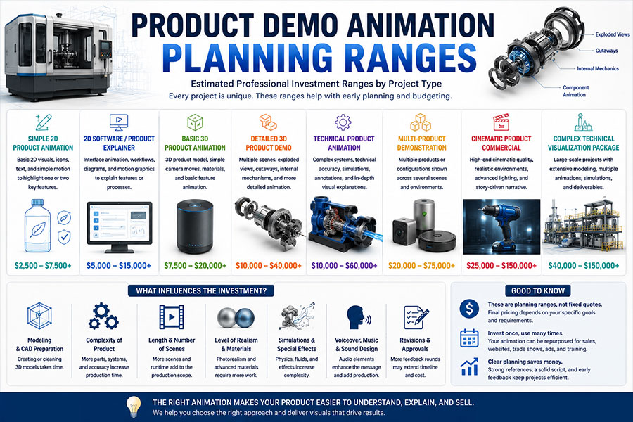 Product Demo Animation Budget Planning