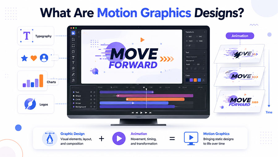 What Are Motion Graphics Designs